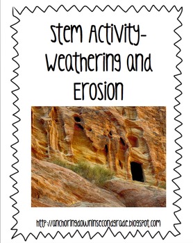 Preview of STEM Activity and Lesson Plan - Weathering and Erosion