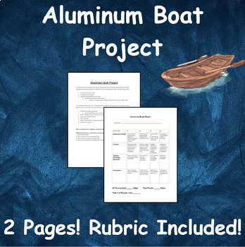 Preview of STEM Aluminum Boat Project