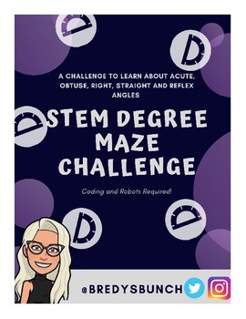 Preview of STEM Angles and Degrees Maze
