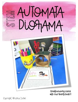 Preview of Makerspace STEM: Automata Diorama Book Report