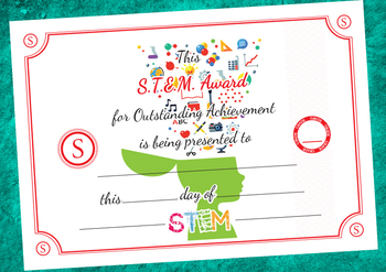 STEM Award Certificate by ScholarCraft TPT