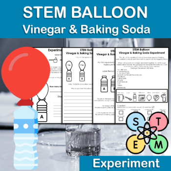 Preview of STEM BALLOON / Vinegar And Baking Soda Experiment