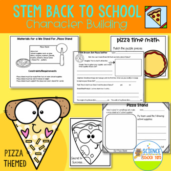 Stem Back To School Pizza Themed Pack With Character Building Activities - 20 roblox pizza pictures and ideas on stem education caucus