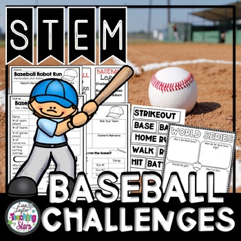 Preview of STEM Baseball Challenges includes World Series History