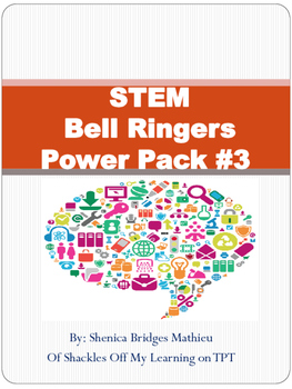 Preview of STEM Bell Ringers / Warm Ups Power Pack #3