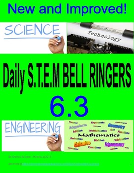 Preview of STEM Bell Ringers version 6.3   ***New and Improved****