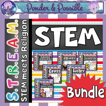 Preview of STEM Bible: Bundle {STREAM - STEM Meets Religion}