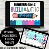 STEM Bins® Build & Write (JANUARY) - Digital/Printable - W