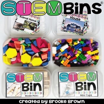 Preview of STEM Bins® / STEAM Bins® Elementary STEM Activities: Morning Work,Fast Finishers