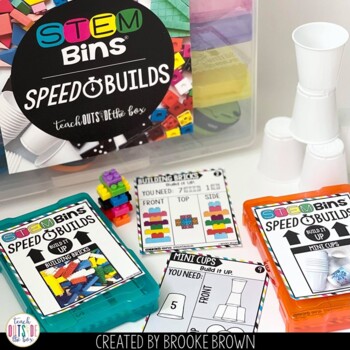 Preview of STEM Bins® Speed Builds STEM Activities (Morning Work, Early Finishers, Centers)