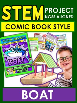 Preview of STEM Comic Book Style! BOAT Gr 5-6