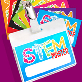 STEM Brag Tags! 10 Assorted color layouts included
