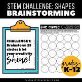 STEM Brainstorming Challenge: Circles & Squares