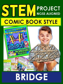 Preview of STEM Comic Book Style! BRIDGE Gr 5-6