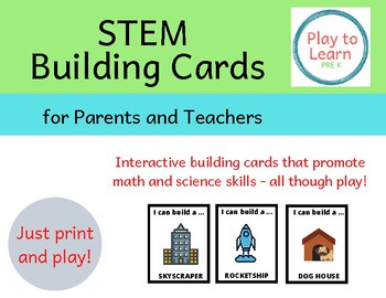 Preview of STEM Building Cards for Parents and Teachers