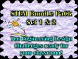 STEM Bundle 10 Engineering Design Challenges Sets 1 & 2