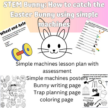 Preview of STEM Bunny- How to catch the Easter bunny using simple machines: spring Lesson