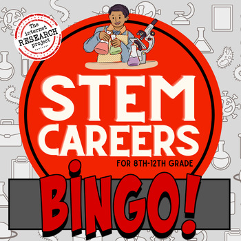 Preview of STEM Career Bingo for Middle and High School Students