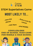 STEM Career Exploration Game: Fun with Superlatives! (end 