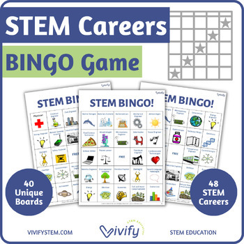 Preview of STEM Careers BINGO Game! (Middle & High School)