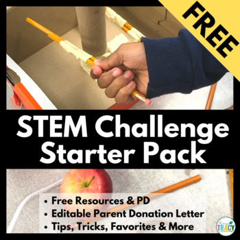 Preview of STEM Challenge Activities - FREE Resources, PD & Parent Letter
