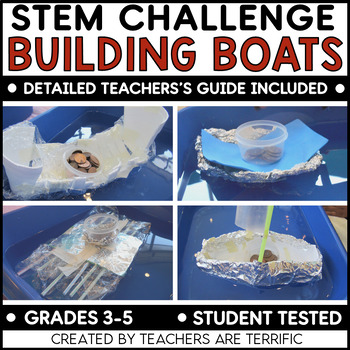 Preview of Build a Boat STEM Challenge featuring a Budget Activity