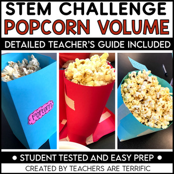 Preview of STEM Popcorn Challenge - Volume Project - Measurement Activity