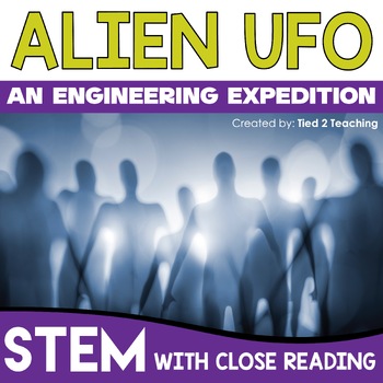 Preview of Design an Alien UFO STEM Design Challenge Alien Spacecraft STEM Project