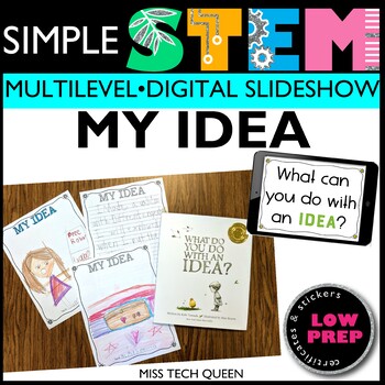 Preview of STEM Activities Growth Mindset Activities What To Do With an Idea Back to School