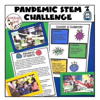 Preview of STEM Challenge-Back To School Pandemic Challenges
