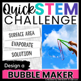 Outdoor STEM Activity Challenge ☀️ Bubble Wand End of Year 