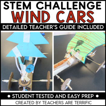 Preview of STEM Wind-Powered Car Challenge Build a Car Activity