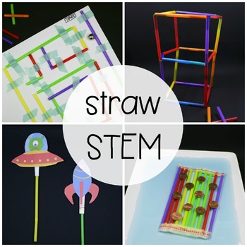 Preview of STEM Challenge: Build with Straws