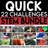 STEM Challenge Bundle Quick Activities - Grades 3-5