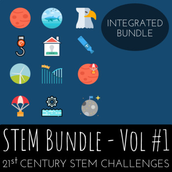 Preview of STEM Challenge Bundle Vol.1 - Includes 12 Integrated STEM Activities