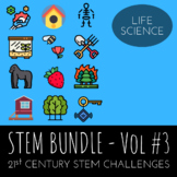 STEM Challenge Bundle Vol.3  - Includes 12 Life Science  S