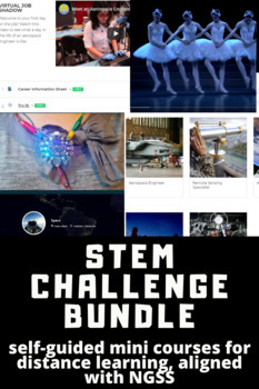 Preview of STEM Challenge Bundle: 28 STEM career exploration mini courses