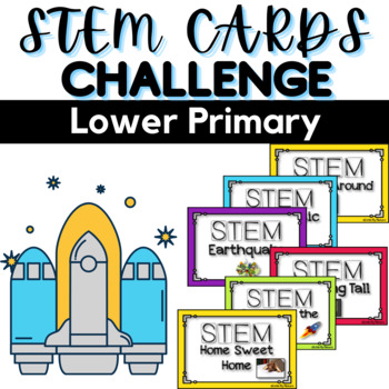 Preview of STEM Challenge Cards for Lower Primary - Elementary STEM Challenge Cards