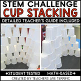 STEM Challenge Cup Stacking Math-Based Activity featuring 