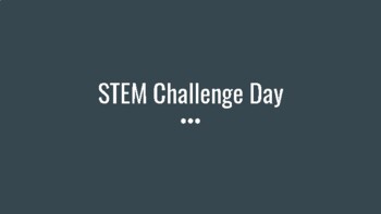 Preview of STEM Challenge Day - Science/Engineering Design Slideshow