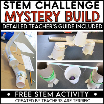 STEM Challenge Mystery Build FREEBIE by Teachers Are Terrific | TpT