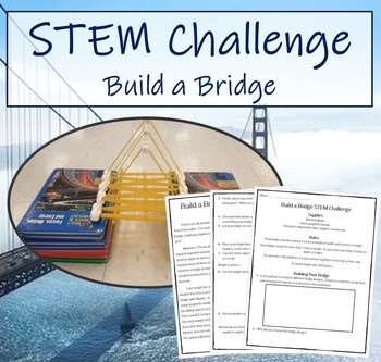 Preview of STEM Challenge - Build a Bridge