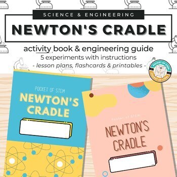 Preview of Physics, Force & Motion (STEM: Newton's Cradle) with Activity book & Lesson Plan