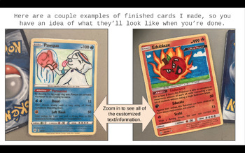 Preview of STEM Challenge- "Pokemon Card Creation"