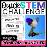 Force and Motion STEM Activity - Pompom Launcher Challenge