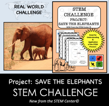 Preview of STEM Challenge - Project: Save the African Elephants