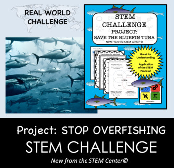 Preview of STEM Challenge - Project: Stop Overfishing & Save the Bluefin Tuna!