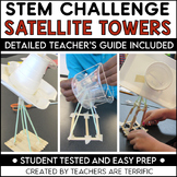 STEM Challenge Satellite Dish Towers Teamwork Activity
