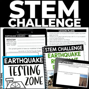 Preview of Earthquake STEM Challenge | Print and Digital