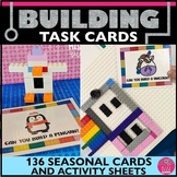 STEM Challenge 136 Task Cards Building Brick Lego Challeng